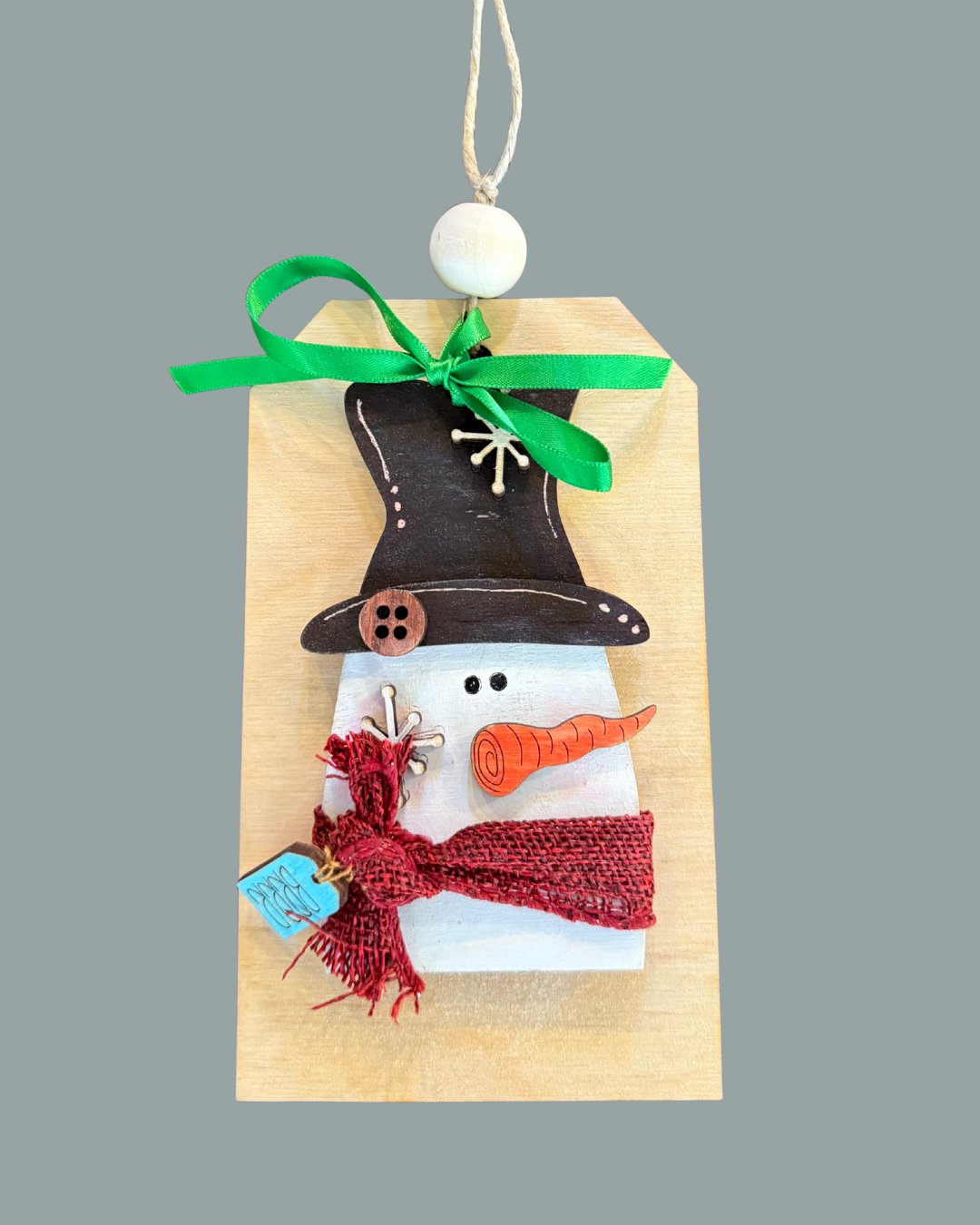 Brrr Snowman Gift Card Holder/Ornament