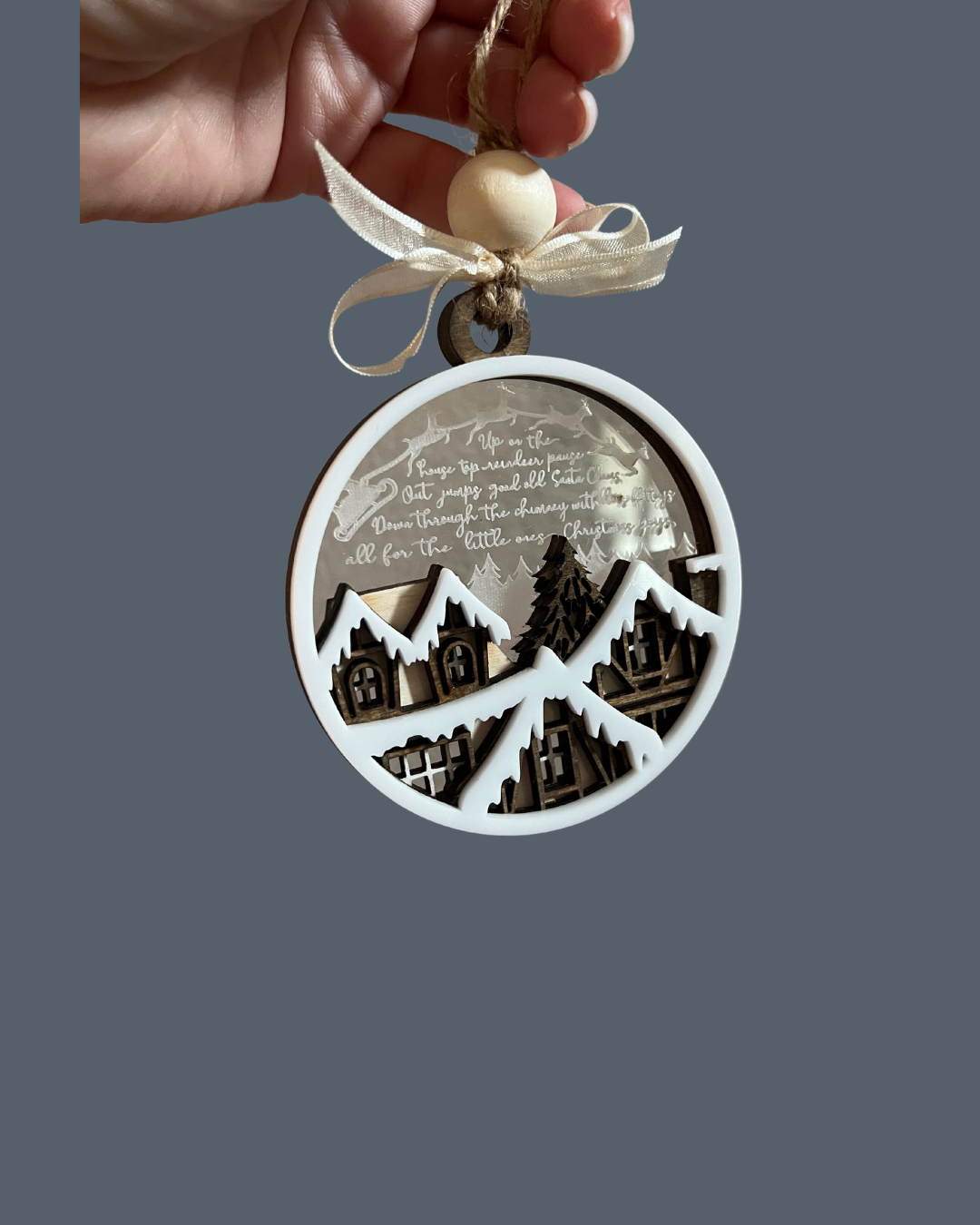 3-D Wood Ornament