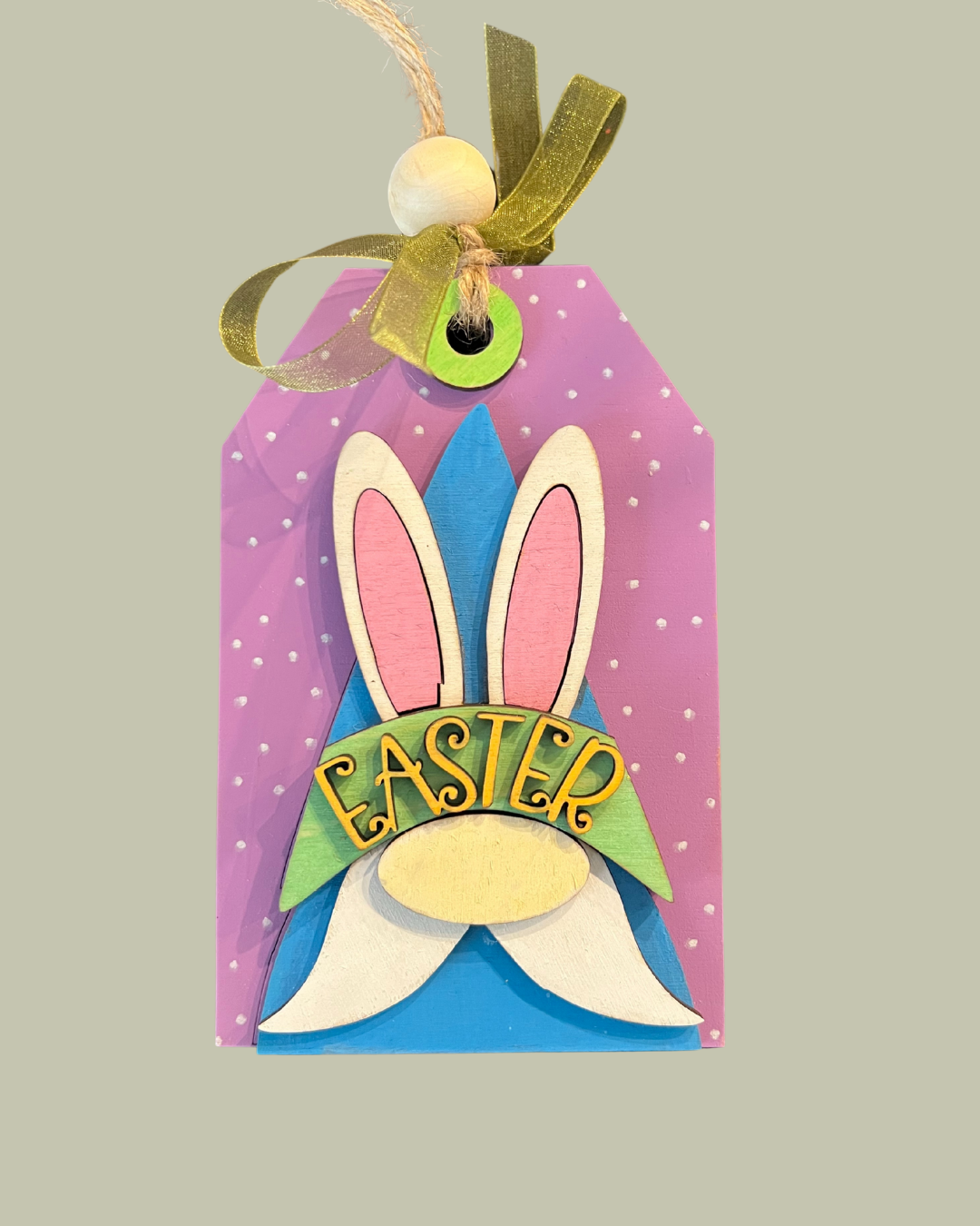 Easter Bunny Ears Gnome Gift Card Holder