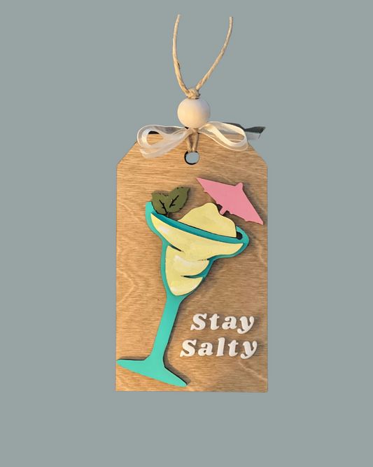 Gift Card Holder-3-D Stay Salty