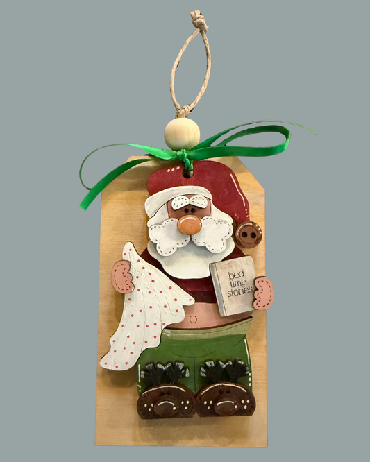 Santa Bedtime Gift Card Holder/Ornament