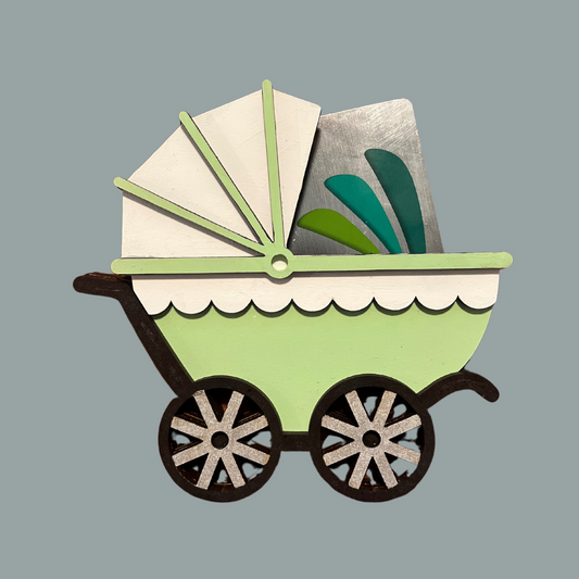 Baby Buggy Gift Card Holder