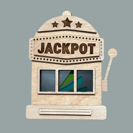 Slot Machine Jackpot Gift Card Holder