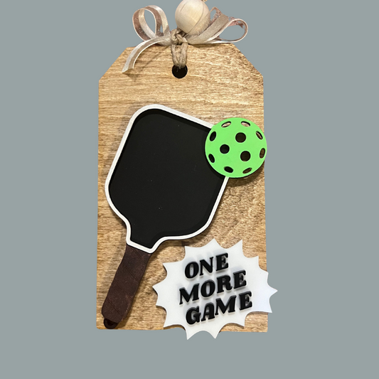 Pickleball Gift Card Holder-One More Game