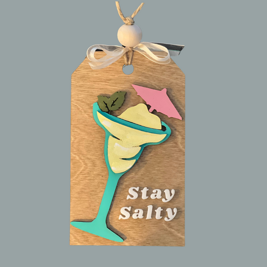 Gift Card Holder-3-D Stay Salty