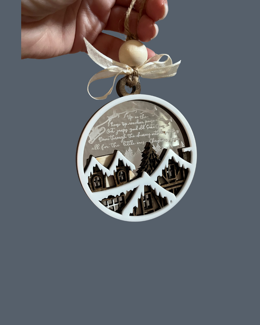3-D Wood Ornament