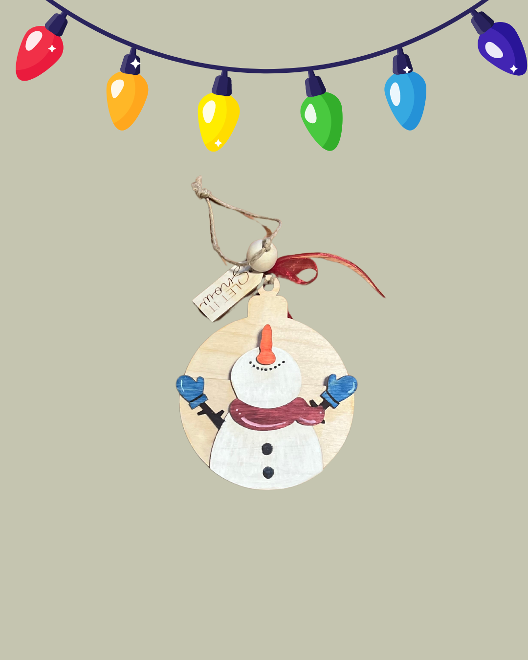 Snowman Gift Card Holder