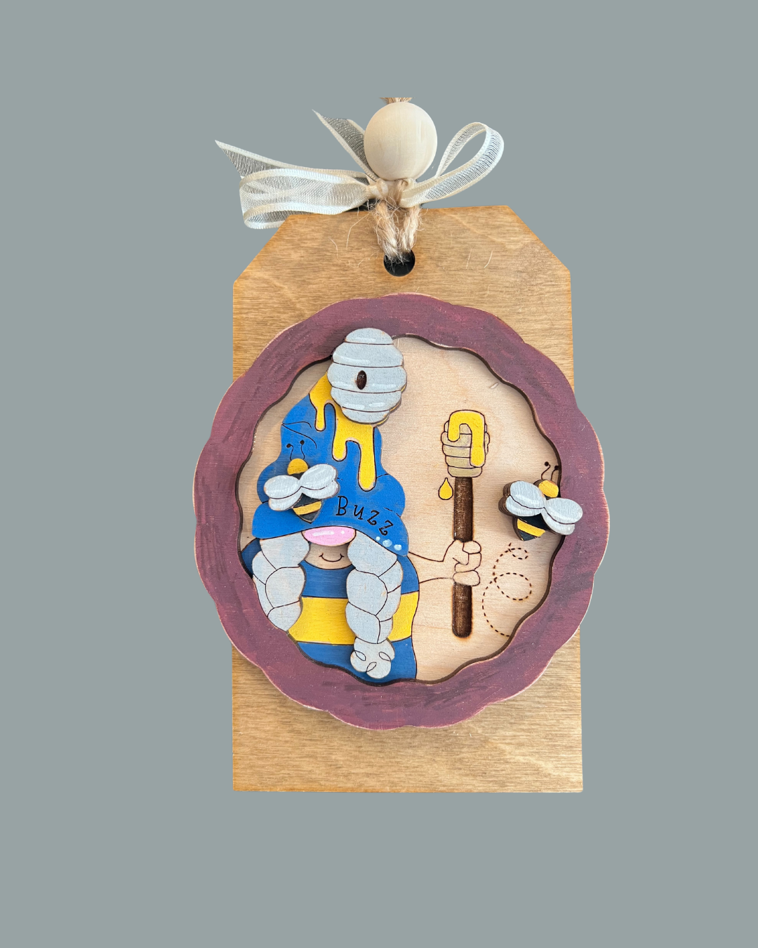 Gift Card Holder-Bee Lover Gnome