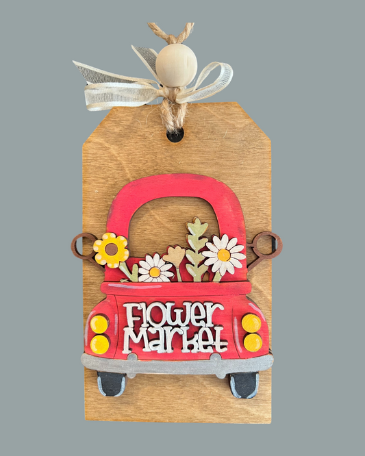 GIFT CARD HOLDER-FLOWER MARKET