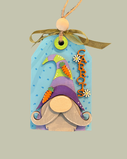 Easter Gnome Carrot Gift Card Holder