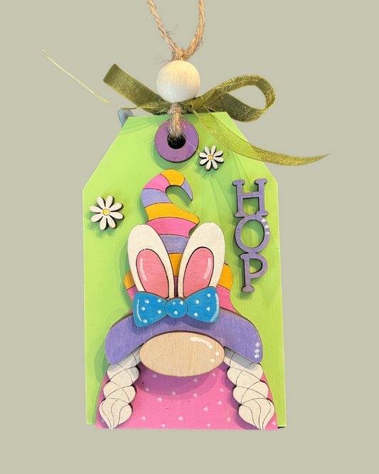 Easter Bunny Hop Gnome Gift Card Holders